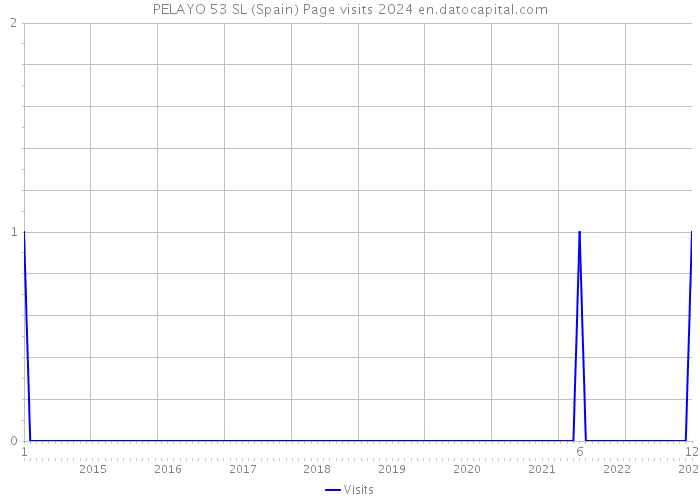 PELAYO 53 SL (Spain) Page visits 2024 