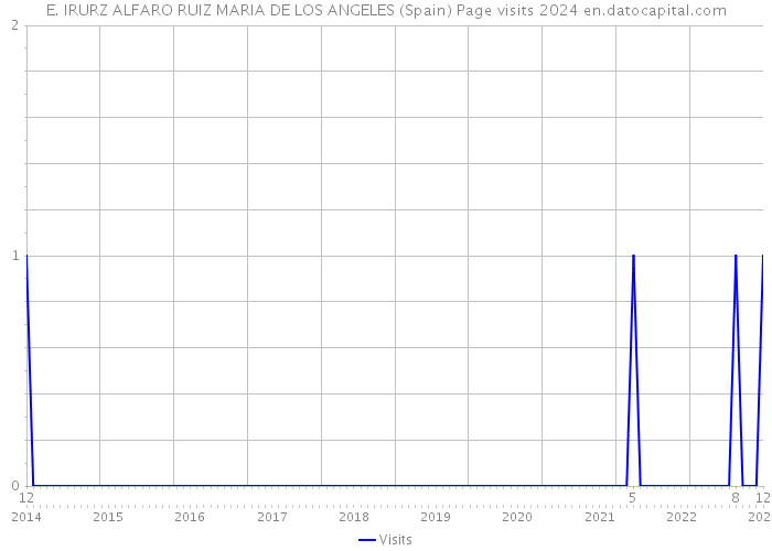 E. IRURZ ALFARO RUIZ MARIA DE LOS ANGELES (Spain) Page visits 2024 