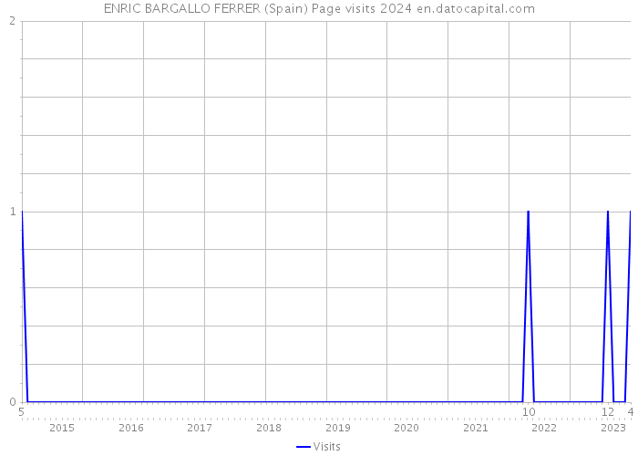 ENRIC BARGALLO FERRER (Spain) Page visits 2024 