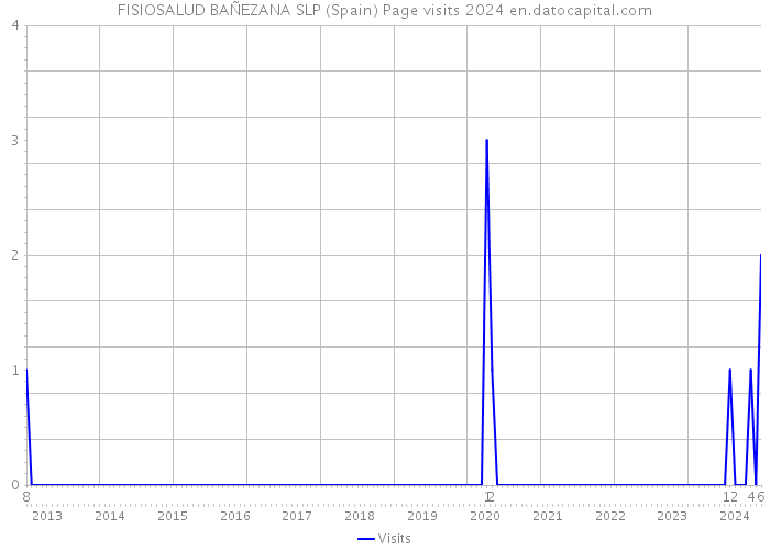 FISIOSALUD BAÑEZANA SLP (Spain) Page visits 2024 