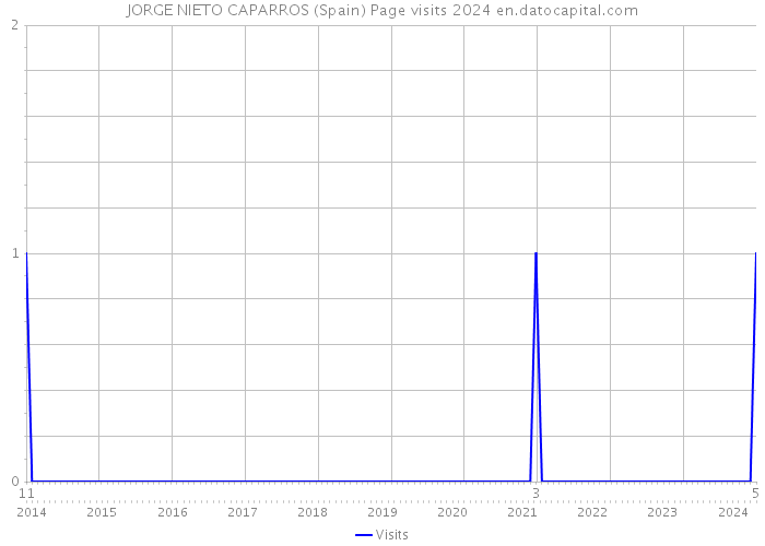 JORGE NIETO CAPARROS (Spain) Page visits 2024 