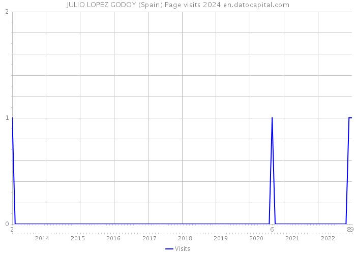 JULIO LOPEZ GODOY (Spain) Page visits 2024 