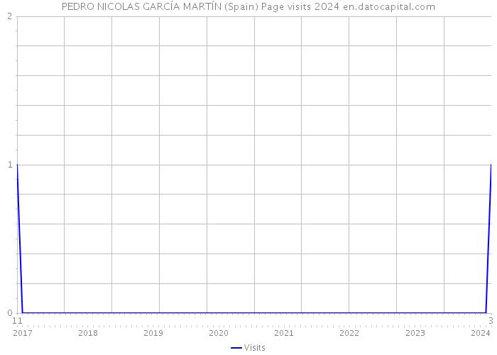 PEDRO NICOLAS GARCÍA MARTÍN (Spain) Page visits 2024 