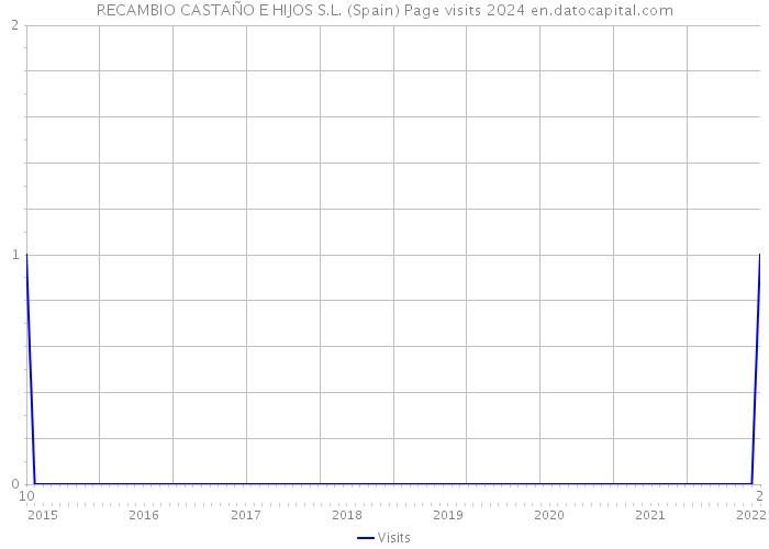 RECAMBIO CASTAÑO E HIJOS S.L. (Spain) Page visits 2024 