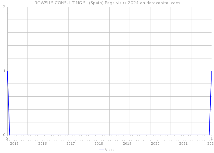 ROWELLS CONSULTING SL (Spain) Page visits 2024 