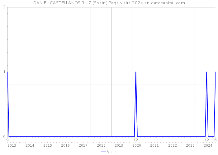 DANIEL CASTELLANOS RUIZ (Spain) Page visits 2024 