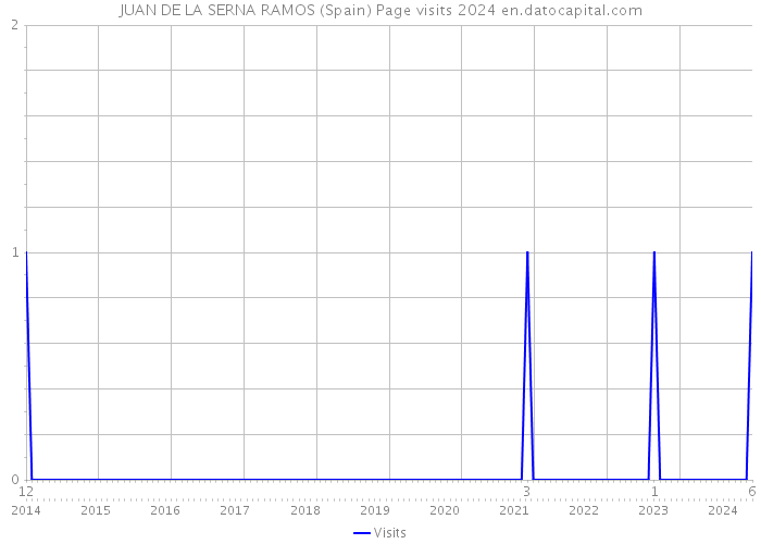 JUAN DE LA SERNA RAMOS (Spain) Page visits 2024 