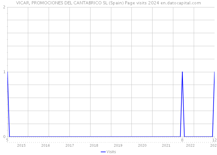 VICAR, PROMOCIONES DEL CANTABRICO SL (Spain) Page visits 2024 