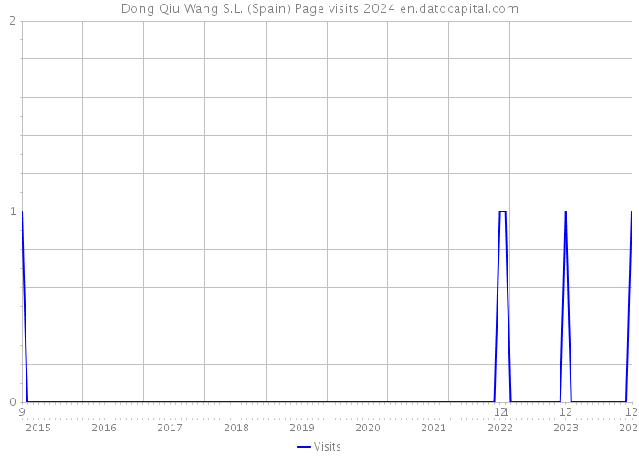 Dong Qiu Wang S.L. (Spain) Page visits 2024 