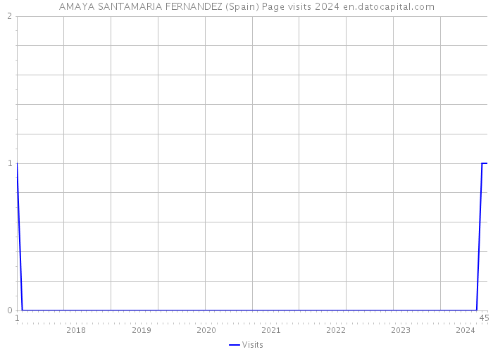 AMAYA SANTAMARIA FERNANDEZ (Spain) Page visits 2024 