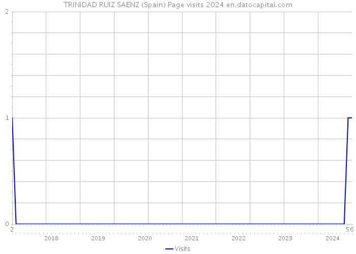 TRINIDAD RUIZ SAENZ (Spain) Page visits 2024 