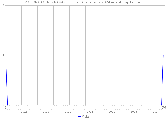 VICTOR CACERES NAVARRO (Spain) Page visits 2024 