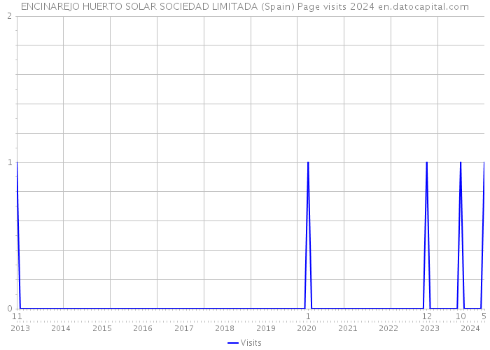 ENCINAREJO HUERTO SOLAR SOCIEDAD LIMITADA (Spain) Page visits 2024 