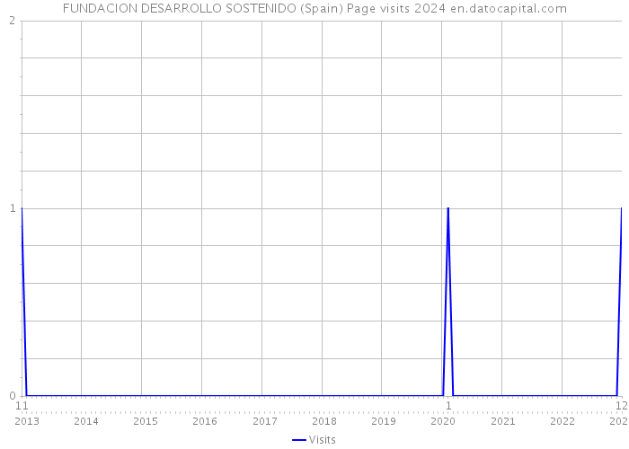 FUNDACION DESARROLLO SOSTENIDO (Spain) Page visits 2024 