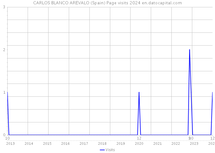 CARLOS BLANCO AREVALO (Spain) Page visits 2024 