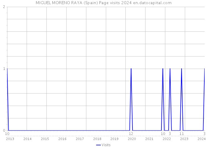 MIGUEL MORENO RAYA (Spain) Page visits 2024 