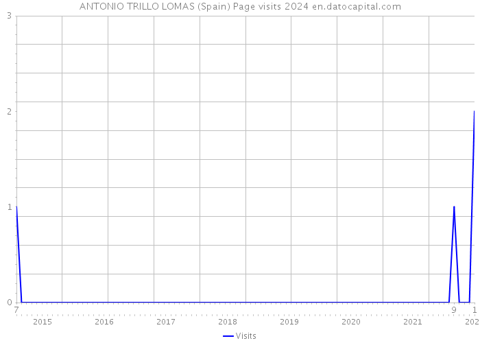 ANTONIO TRILLO LOMAS (Spain) Page visits 2024 