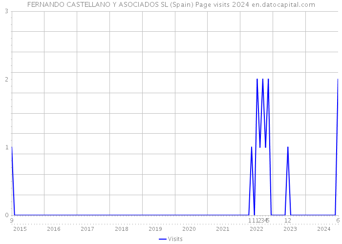 FERNANDO CASTELLANO Y ASOCIADOS SL (Spain) Page visits 2024 