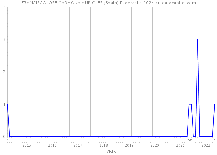 FRANCISCO JOSE CARMONA AURIOLES (Spain) Page visits 2024 