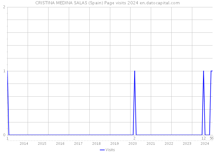 CRISTINA MEDINA SALAS (Spain) Page visits 2024 