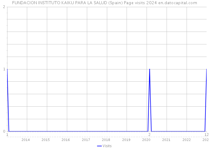 FUNDACION INSTITUTO KAIKU PARA LA SALUD (Spain) Page visits 2024 
