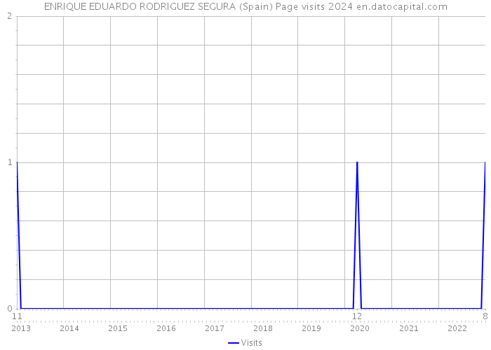 ENRIQUE EDUARDO RODRIGUEZ SEGURA (Spain) Page visits 2024 