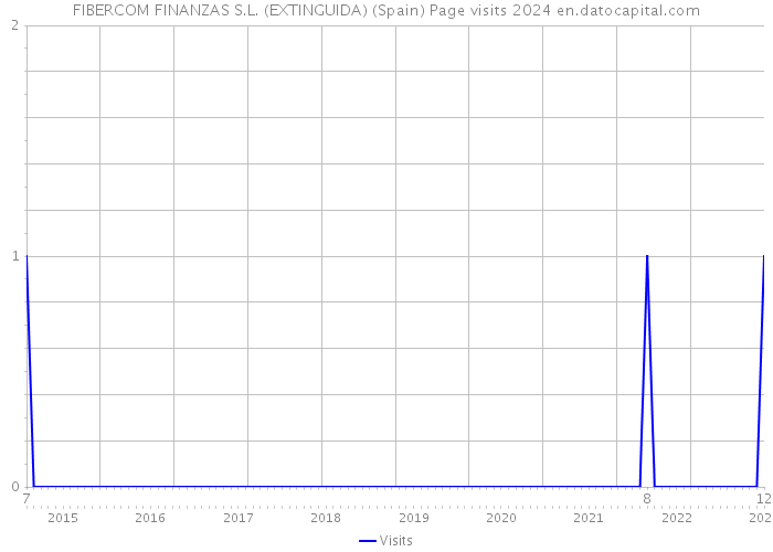 FIBERCOM FINANZAS S.L. (EXTINGUIDA) (Spain) Page visits 2024 