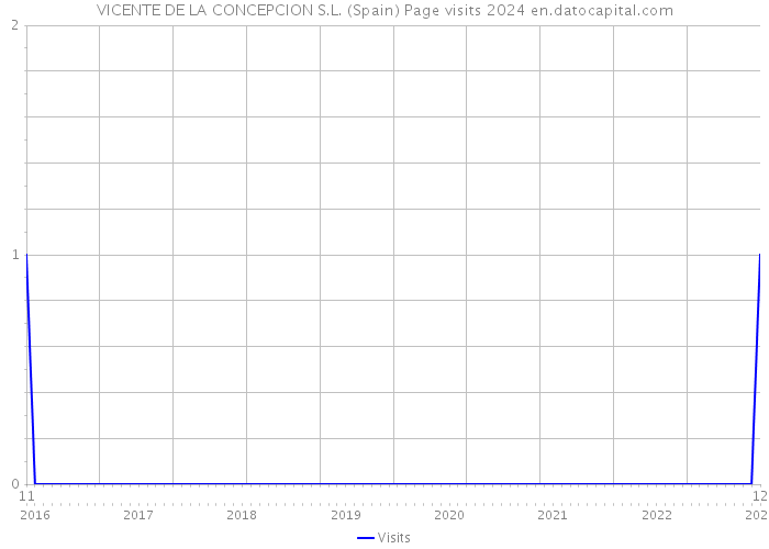 VICENTE DE LA CONCEPCION S.L. (Spain) Page visits 2024 