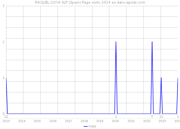 RAQUEL GOYA SLP (Spain) Page visits 2024 