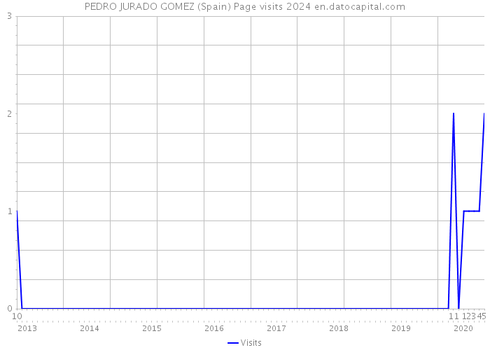 PEDRO JURADO GOMEZ (Spain) Page visits 2024 