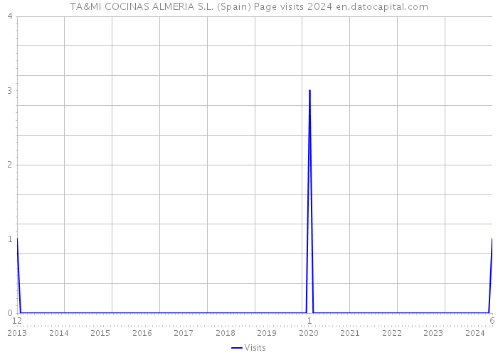 TA&MI COCINAS ALMERIA S.L. (Spain) Page visits 2024 