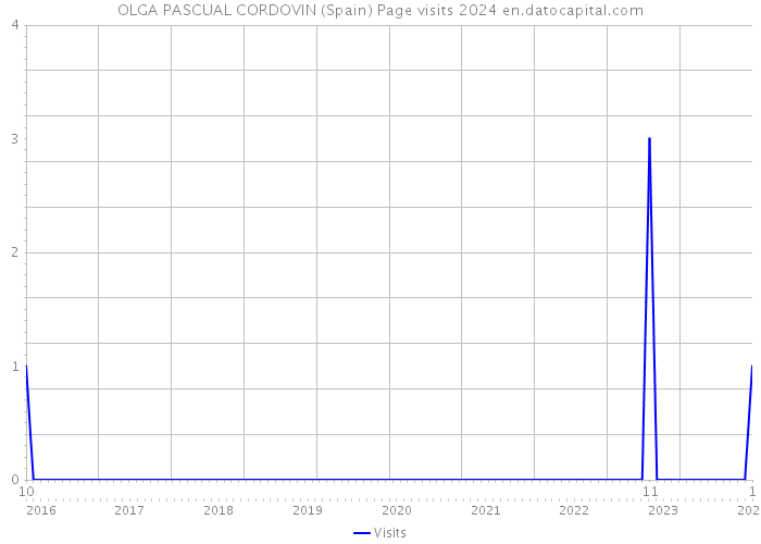 OLGA PASCUAL CORDOVIN (Spain) Page visits 2024 
