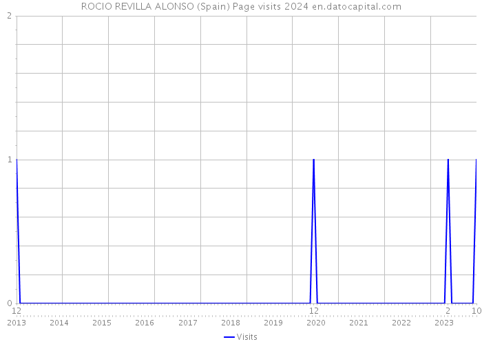 ROCIO REVILLA ALONSO (Spain) Page visits 2024 