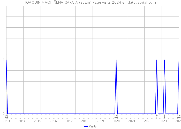 JOAQUIN MACHIÑENA GARCIA (Spain) Page visits 2024 