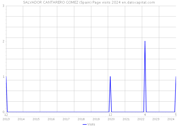 SALVADOR CANTARERO GOMEZ (Spain) Page visits 2024 