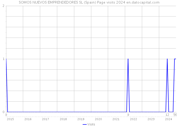 SOMOS NUEVOS EMPRENDEDORES SL (Spain) Page visits 2024 