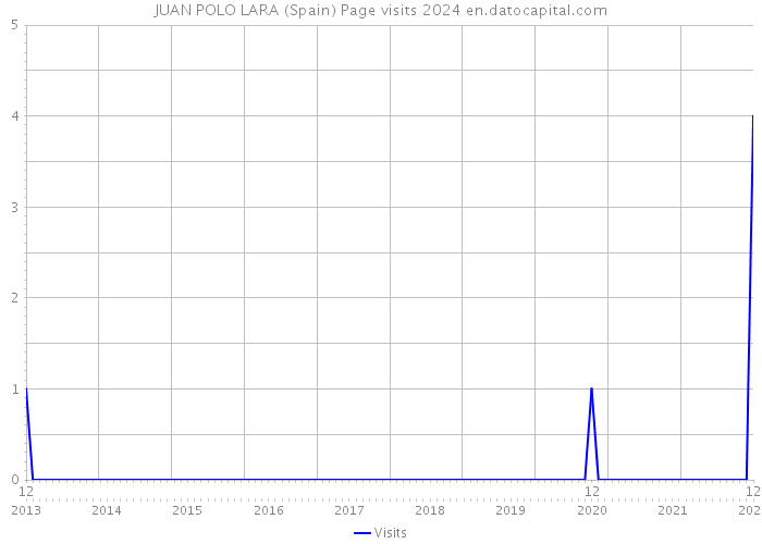 JUAN POLO LARA (Spain) Page visits 2024 