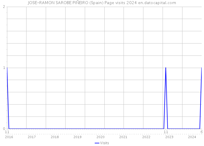 JOSE-RAMON SAROBE PIÑEIRO (Spain) Page visits 2024 