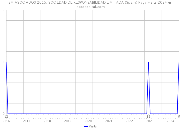 JSM ASOCIADOS 2015, SOCIEDAD DE RESPONSABILIDAD LIMITADA (Spain) Page visits 2024 