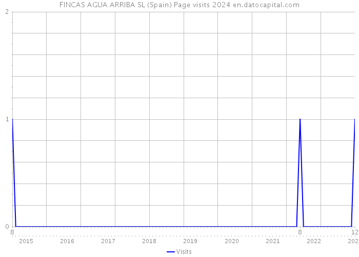FINCAS AGUA ARRIBA SL (Spain) Page visits 2024 