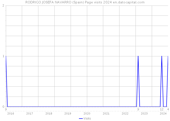 RODRIGO JOSEFA NAVARRO (Spain) Page visits 2024 