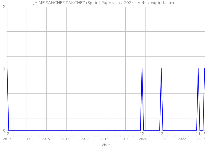 JAIME SANCHEZ SANCHEZ (Spain) Page visits 2024 