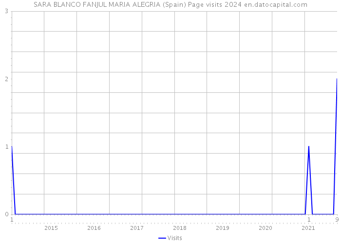 SARA BLANCO FANJUL MARIA ALEGRIA (Spain) Page visits 2024 