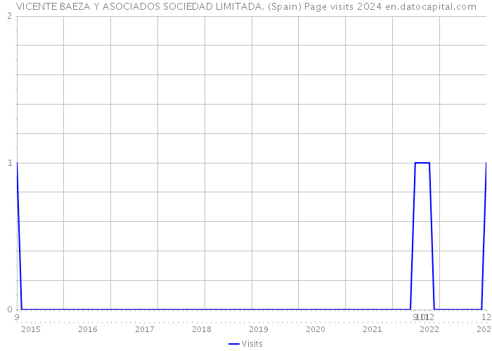 VICENTE BAEZA Y ASOCIADOS SOCIEDAD LIMITADA. (Spain) Page visits 2024 