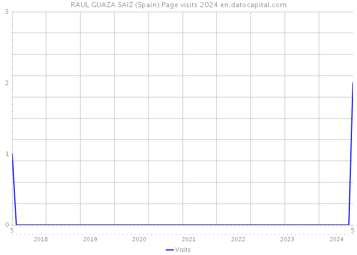 RAUL GUAZA SAIZ (Spain) Page visits 2024 