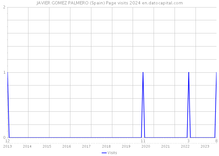 JAVIER GOMEZ PALMERO (Spain) Page visits 2024 