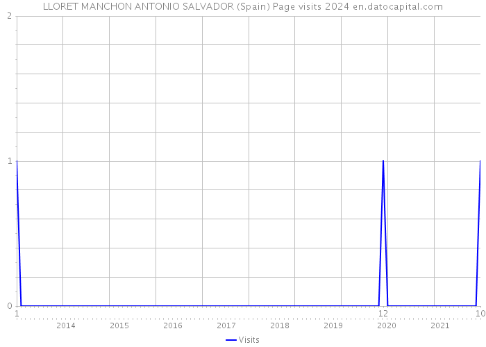 LLORET MANCHON ANTONIO SALVADOR (Spain) Page visits 2024 