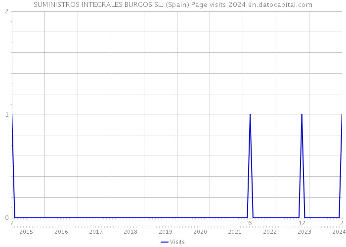 SUMINISTROS INTEGRALES BURGOS SL. (Spain) Page visits 2024 