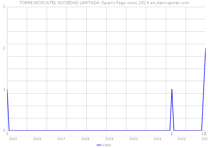 TORRE MOSCATEL SOCIEDAD LIMITADA (Spain) Page visits 2024 