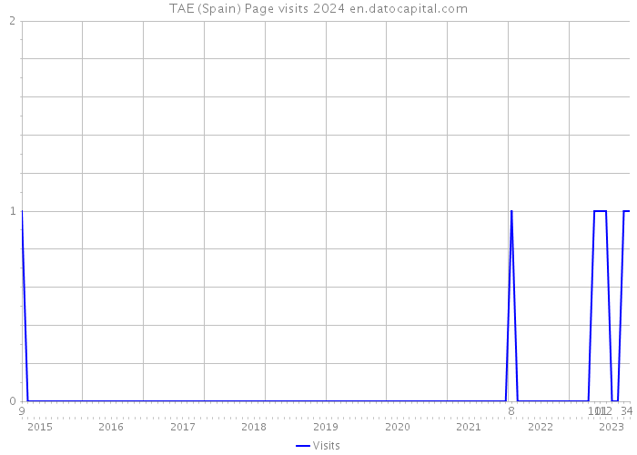 TAE (Spain) Page visits 2024 